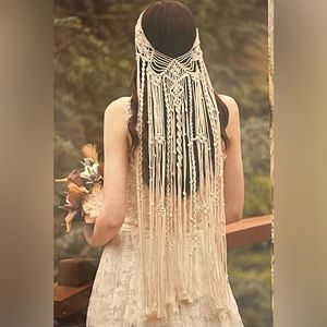 Macrame head piece